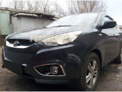 Защита радиатора Hyundai IX35 2010- black