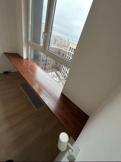 Подоконник - ясень дальневосточный, толщиной 30 мм, saicos 3438