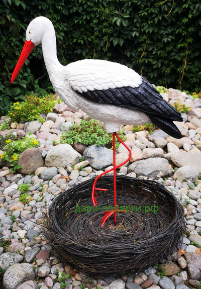 Гнездо для аистов 50*12 см  Россия 3257/012701**** Гнездо изготовлено на металлическом каркасе и легко крепится к любой поверхности