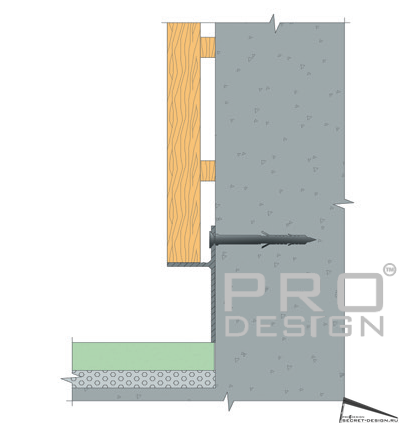 ТЕНЕВОЙ ПЛИНТУС PRO DESIGN PANEL - АНОДИРОВАННЫЙ