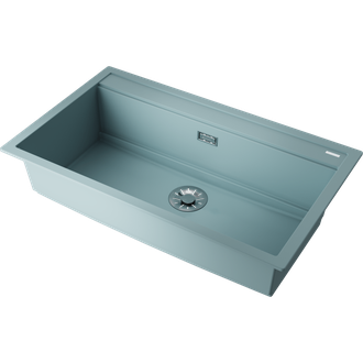 МОЙКА OMOIKIRI KITAGAWA 86-LB AZ (4993026) AZUR BLUE МАТОВЫЙ