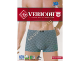 Трусы боксеры хлопок с бамбуком Vericoh № V1 - 9889 B бесшовные