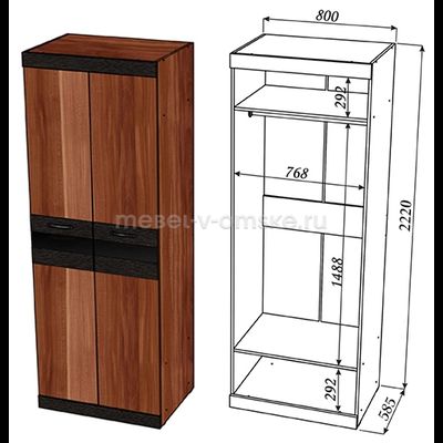 Шкаф Соренто-1 2-х дверный