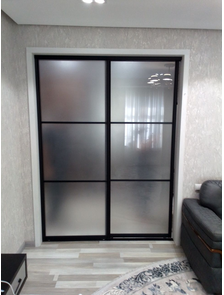 перегородка стекло матовое