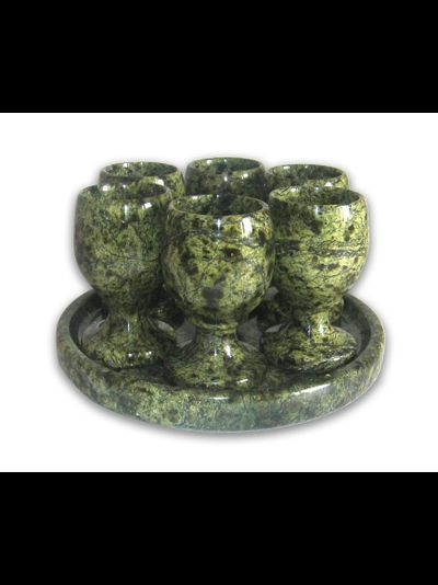 Набор коньячный на 6 персон, змеевик