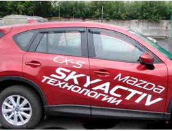 Дефлекторы окон 4 door MAZDA CX5 2012-2017