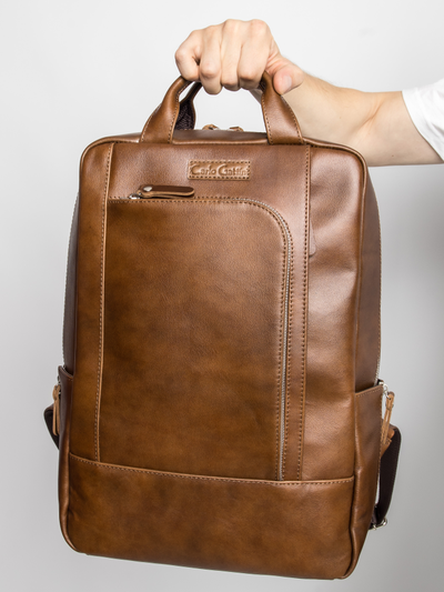 Кожаный рюкзак Viterbo Premium brown (арт. 3111-63)