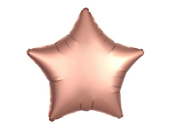 Звезда Розовое золото матовая
