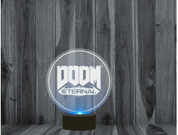 Светильник 3D, ночник Doom/ Дум №2