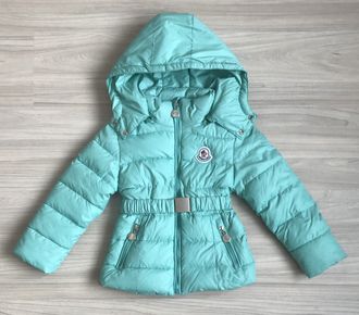 М.17-23 Куртка Moncler бирюзовая  (98,104,110,116,122)