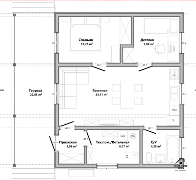 "Семейный" 10 x 9 м
