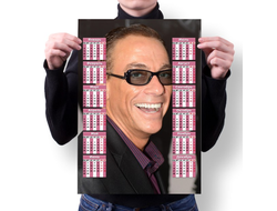 Календарь настенный Jean-Claude Van Damme, Жан-Клод Ван Дамм №8