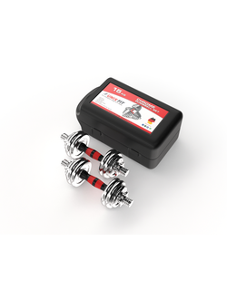 Набор гантелей UNIXFIT в кейсе 20kg