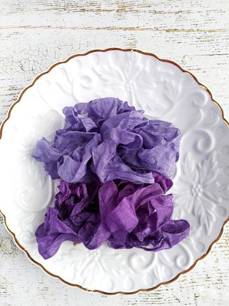 Ленты для рукоделия: набор шебби-лент №22