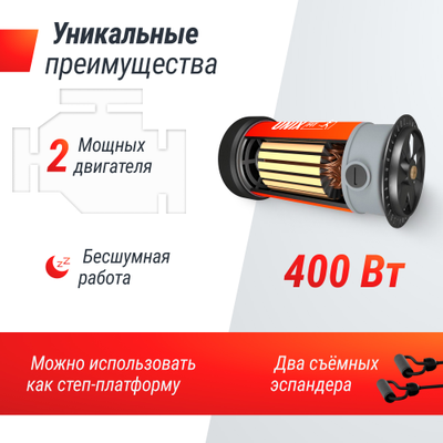 Виброплатформа UNIX Fit Quake 3D Black