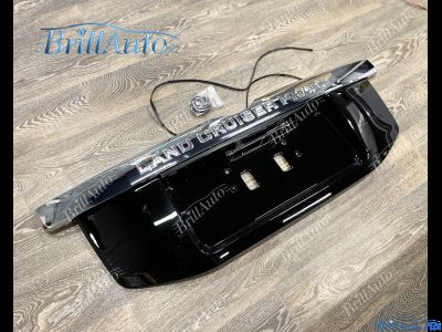 Накладка на багажник Toyota Prado 150 13-17 черная +хром