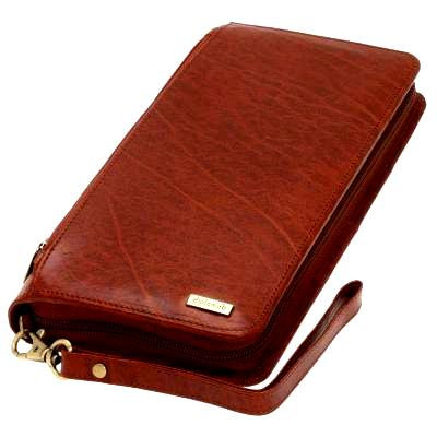 портмоне дорожное кожаное для путешествий