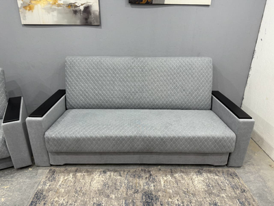 Комплект | Диван  книжка с накладками МДФ + Кресло для отдыха (З)