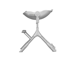 Стульчик для кормления Oribel Cocoon Z Морозный Серый