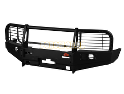 Передний силовой бампер серии Трофи на Toyota LC 100, 105 1997-2007 (02.210.13)