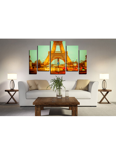 Модульная картина "Однажды в Париже"