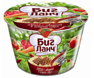 Лапша б/п БигЛанч говядина п/б 85г