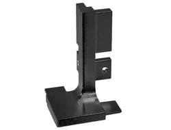 GOLA Угол внешний для профиля L для нижней базы, Черный крацованный (brush)  GA0043.VP000.BKBAN.FX  ARISTO