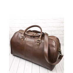 Кожаная дорожная сумка Campelli Premium brown (арт. 
4014-53)