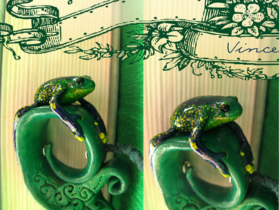 Подвеска "Тропическая лягушка"