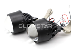 Светодиодные BiLed ПТФ 3.0 дюйма GTR Blue Lens, герметичные (комплект, 2шт)