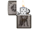 Зажигалка "ZIPPO" Wolf Design Black Ice® 49073