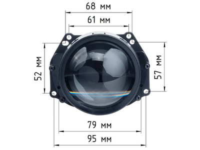 Билед модули Aozoom A21 2025 3.0 дюйма, 2 чипа, 5500K, 12V, 65W/73W, крепление 3R (комплект, 2шт)