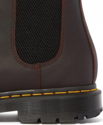 DR. MARTENS CHELSEA LEONORE КОРИЧНЕВЫЕ С МЕХОМ