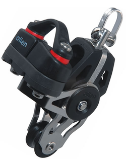 ЛОНГОТАКЕЛЬНЫЙ БЛОК 20 и 40 ММ ВЕРТЛЮЖНЫЙ ШАРИКОПОДШИПНИКОВЫЙ БЛОК С КУЛАЧКОВЫМ ЗАЖИМОМ ALLEN BROTHERS DYNAMIC A2041-677, 2-6 ММ, 180-800 КГ, D 40