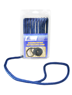 Плетеный швартовный конец Мореман, 12,7 мм x 6 м, темно-синий