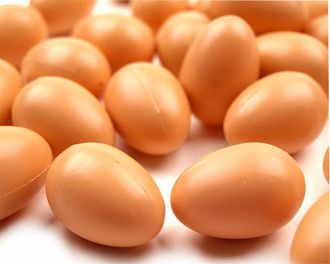 Подкладные яйца-муляжи, в ассортименте