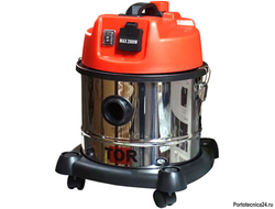 Пылесосы для сухой и влажной уборки WL092A-15L INOX (с розеткой) 1400Вт, 220В, 230м3/ч, 15л