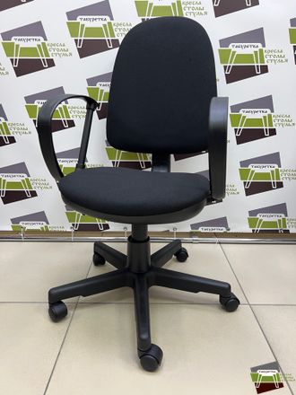 Кресло Престиж/Ф В14 черная ткань кресло офисное