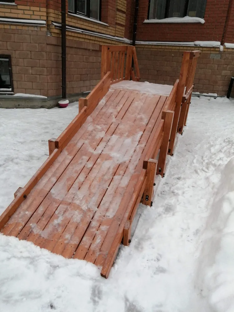 Зимняя горка Урал покрытие грунт лак (Самсон)