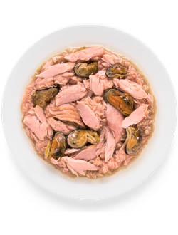 Консерва для кошек Grandorf Филе тунца с мидиями 70 г