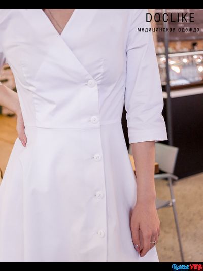 ПЛАТЬЕ DOCLIKE DL317 белое