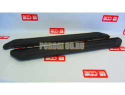 Пороги подножки "Luxe Black" 1850 мм для Geely MONJARO I 2021-