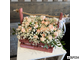 Пионовидные розы и гипсофила Юлия фото2