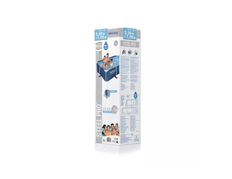 Прямоугольный каркасный бассейн Bestway Steel Pro 259х170х61 см (56403)