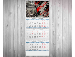 Календарь квартальный Ливерпуль, Liverpool FC №4