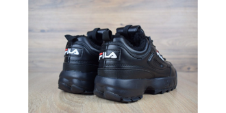 Кроссовки FILA DISRUPTOR 2 All черные зимние