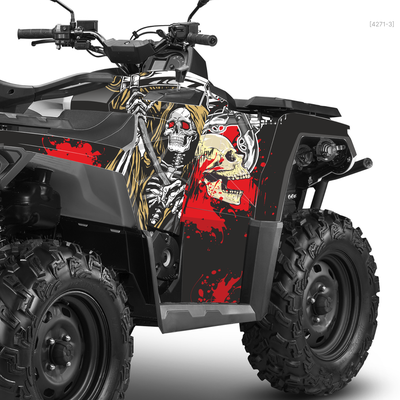 Наклейки на квадроцикл Aodes Pathcross 1000 mud pro - 2021 2022 2023 2024 №4271-3