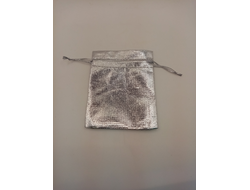 Мешочек подарочный серебряный 7*9