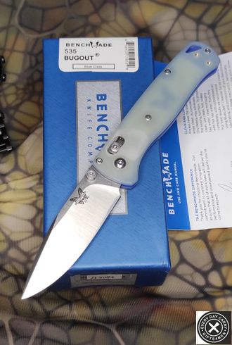 Складной нож BENCHMADE BUGOUT 535 JADE G10