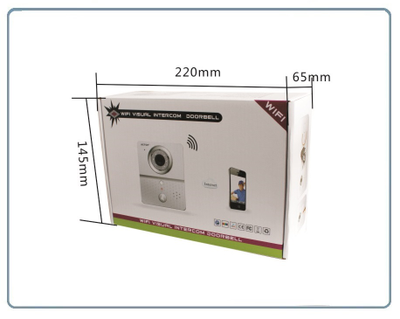 WiFi/LAN вызывная панель видеодомофона, интерком связь с активным подавлением шума, открытие замка через мобильное приложение, VGA. до - 20 град.С.